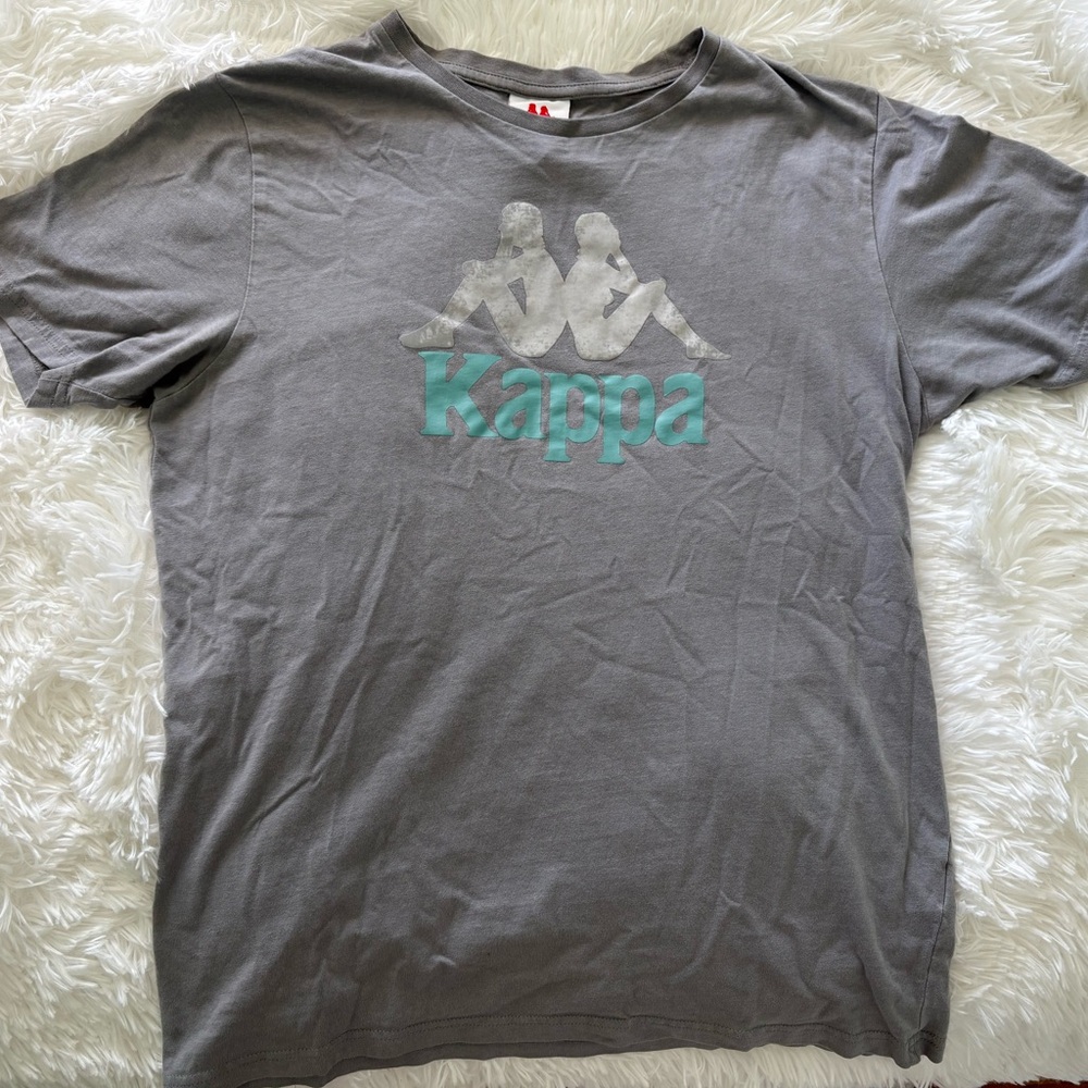 Kappa Grey Reflective Graphic T-Shirt